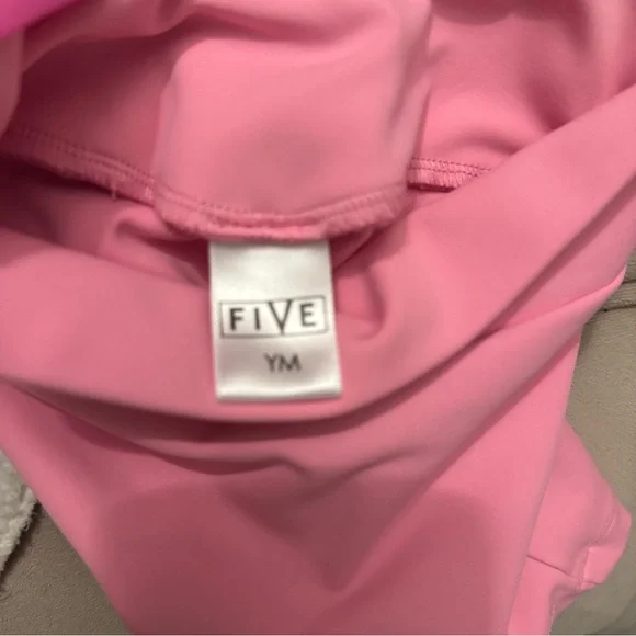 Five The Label Dancewear- Pink Shorts Ruched Back YM